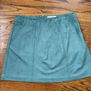 Kendall & Kylie suede mini skirt